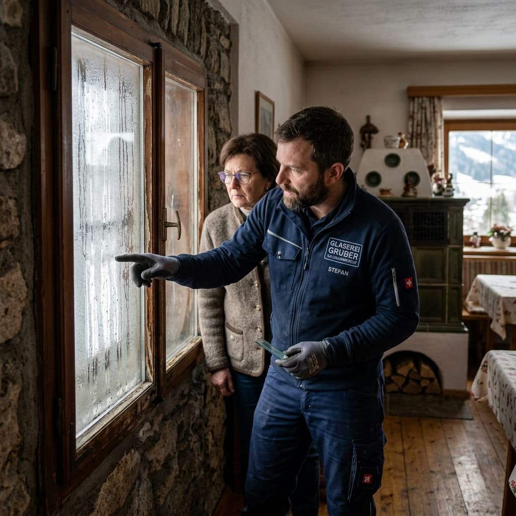 Kondenswasser im Fenster: Beratung zum Tausch blinder Isolierglasscheiben